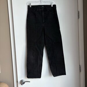 Express Black High-Waisted Jeans